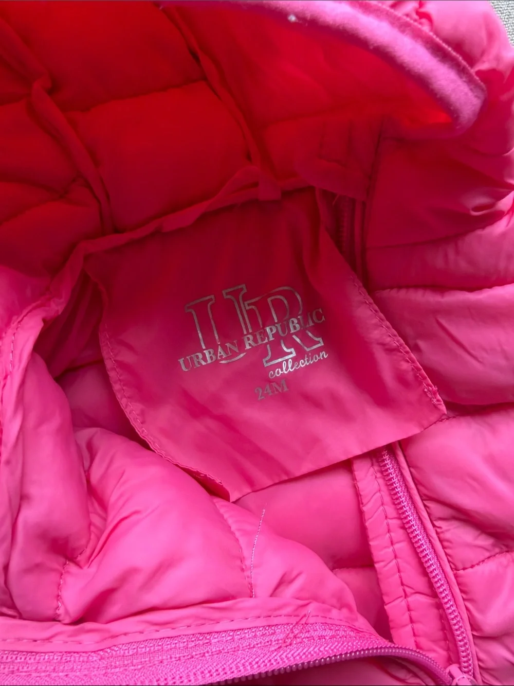(2) jacket bundle - The North Face Kids bear Sherpa Hoodie & Pink Puffer